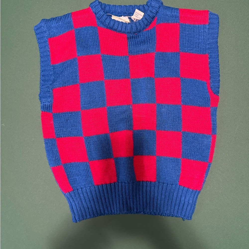 Vintage Kids Sweater Vest